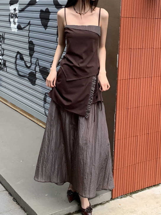 Bamboo Fiber Satin Top + Skirt