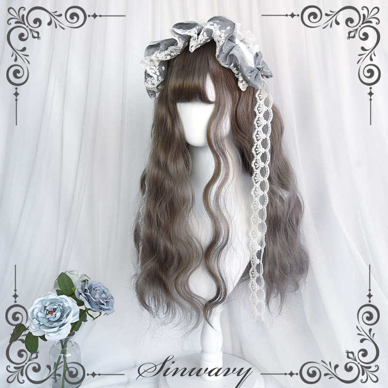 Aoki Gray Lolita Curly Wig