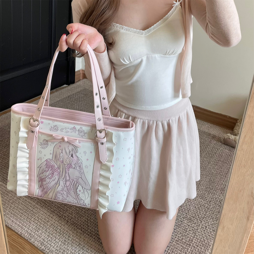 kawaii angel girl handbag