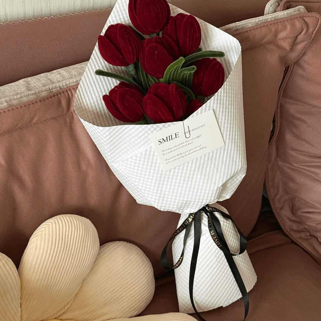 twist stick flowers bouquet