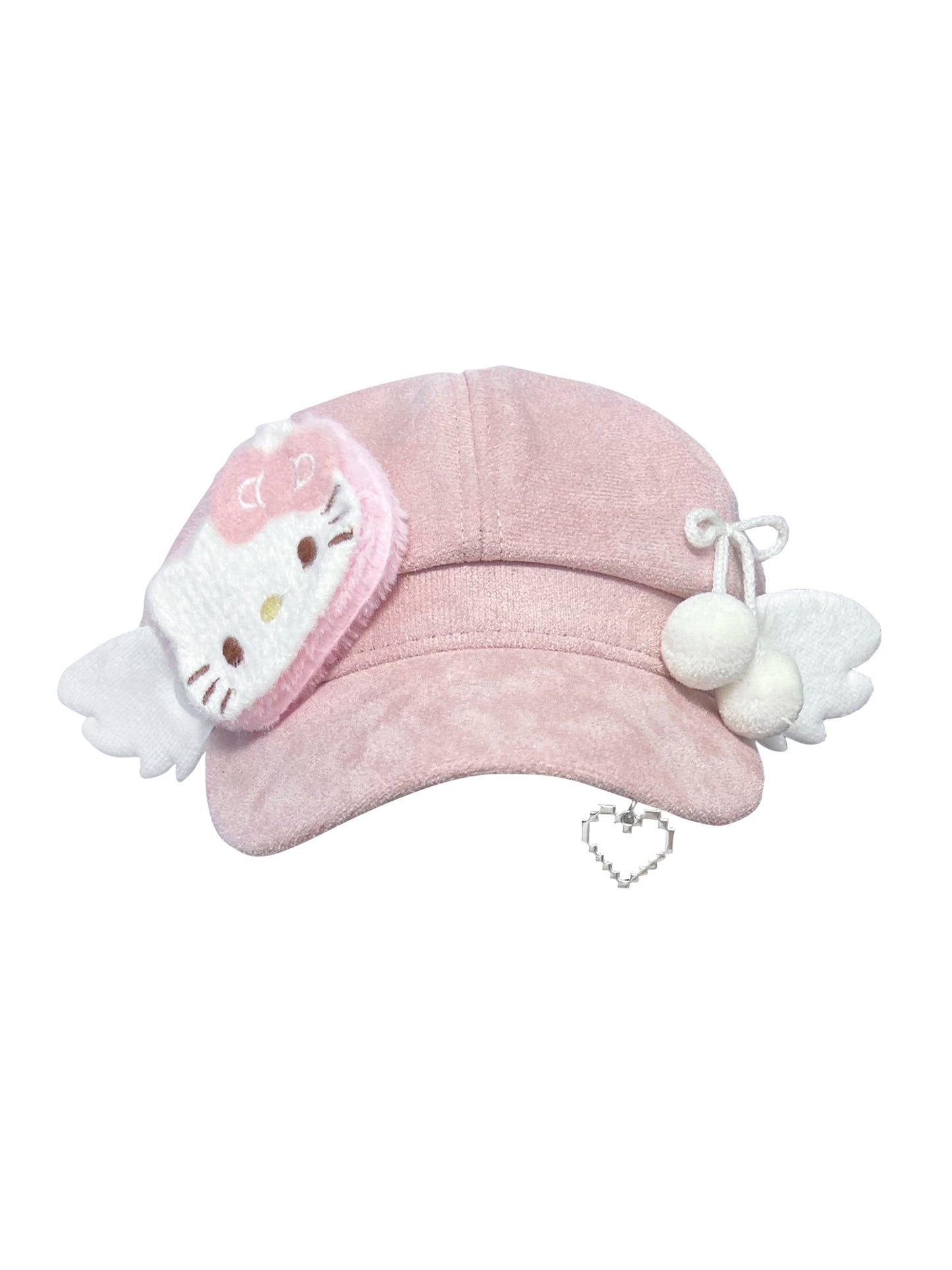 y2k pink kitty hat