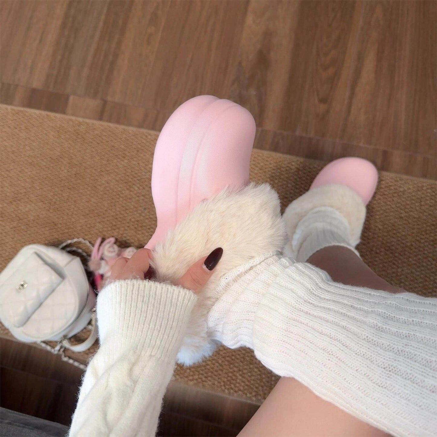 kawaii winter slippers
