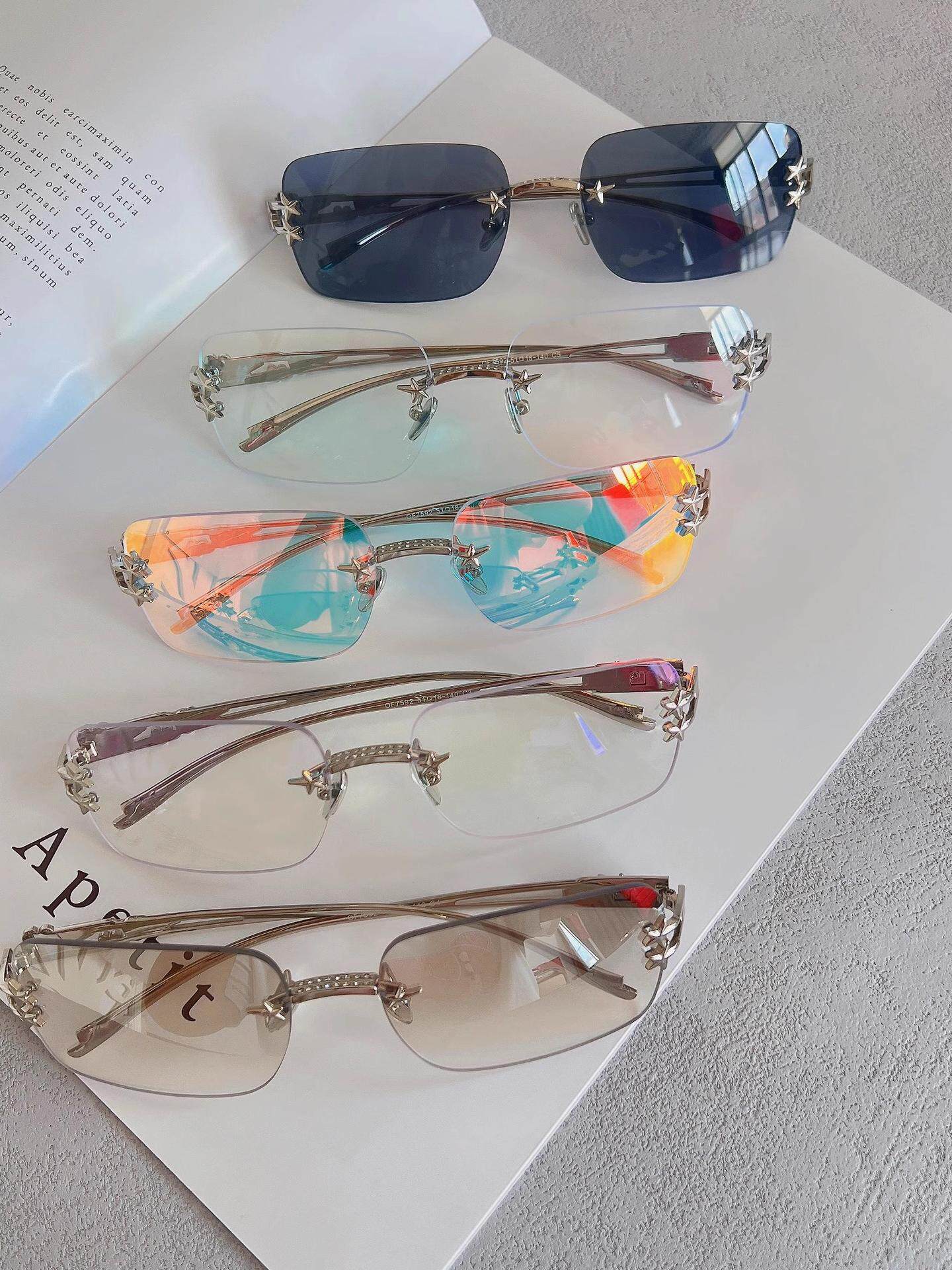 Star Rhinestone Y2K Hot Girl Sunglasses