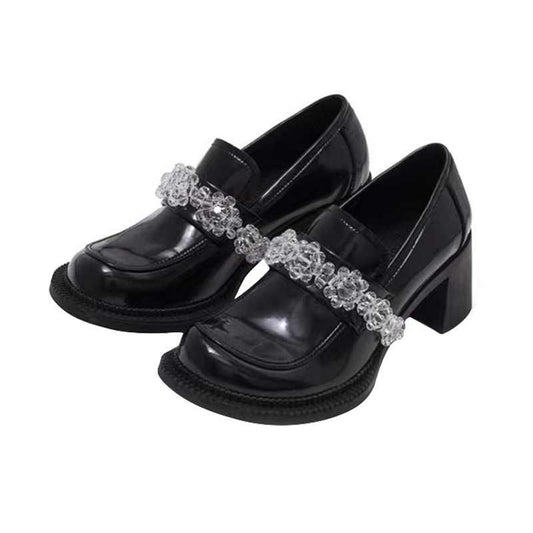 Coquette Crystal Loafers Shoes