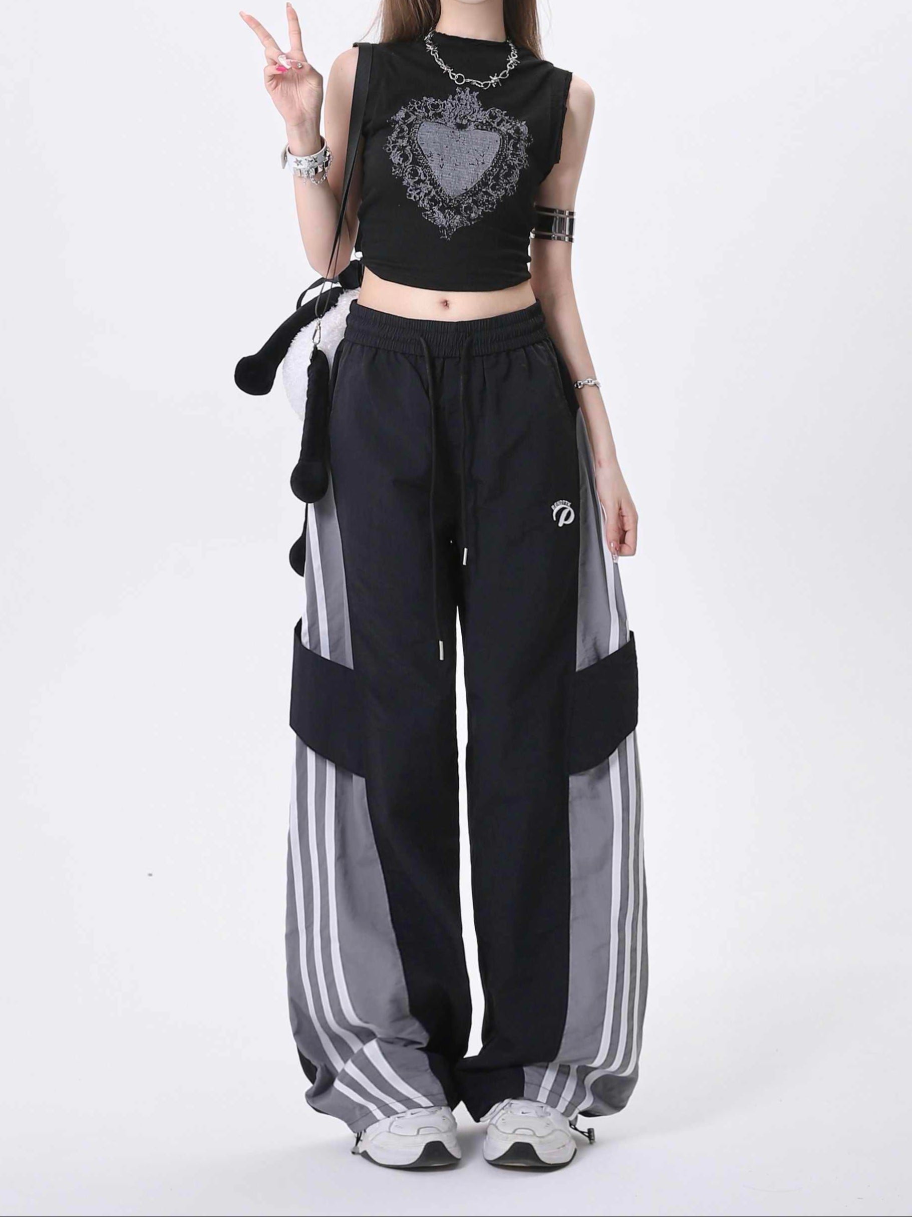 Acubi Three-strip Sporty Pants