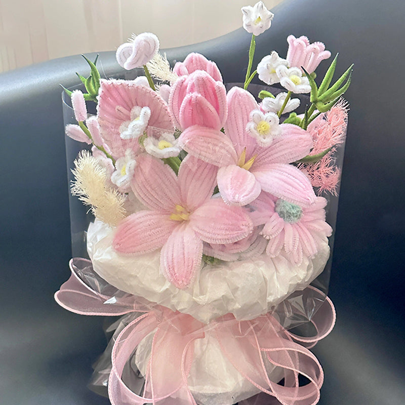 diy twist stick bouquet