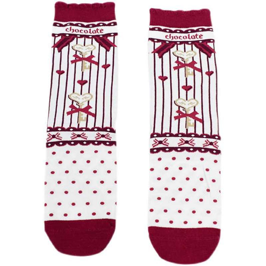 Strawberry Lolita Cute Socks