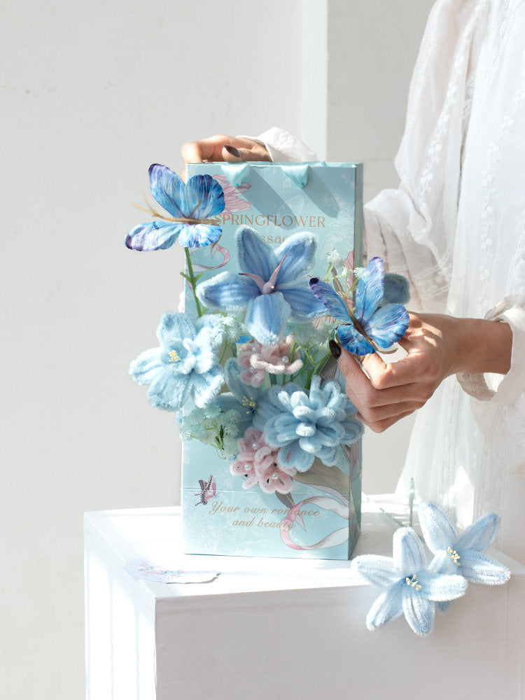 Handmade Chenille Stem Bouquet – Finished Product