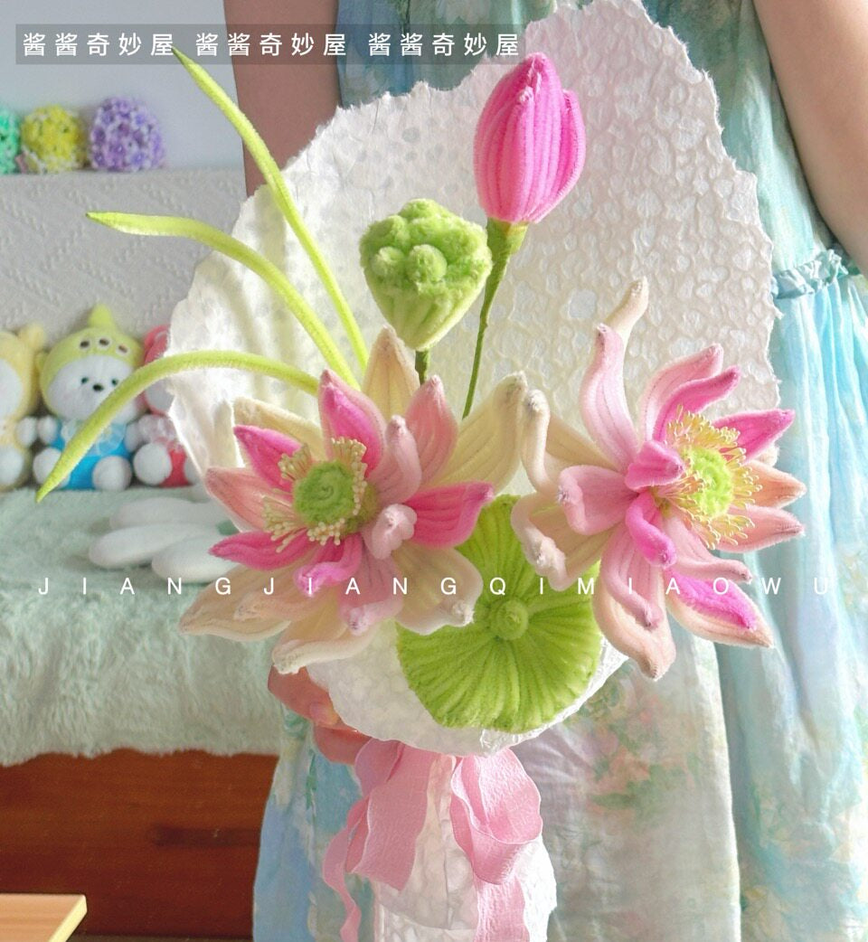 Lotus Bouquet DIY Chenille Stem Craft Kit