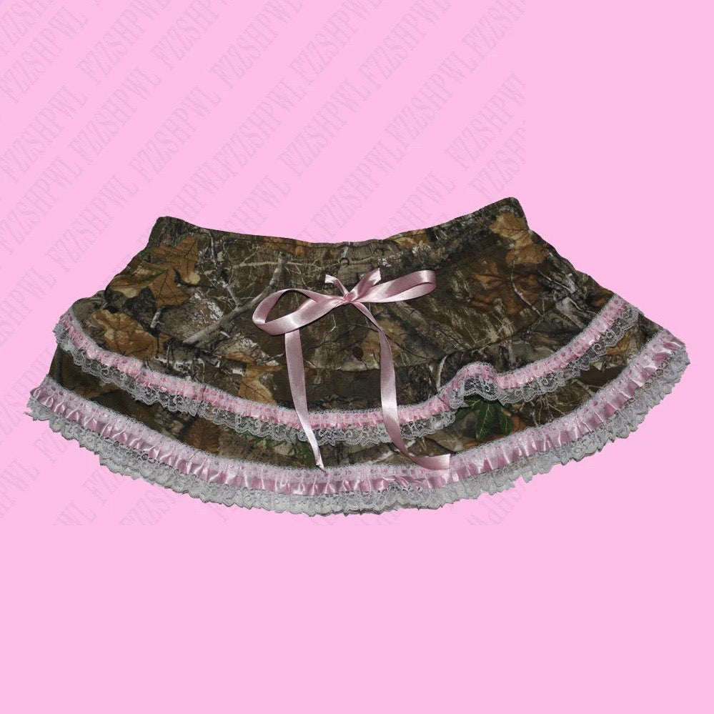 Y2K Pink Lace Skirt