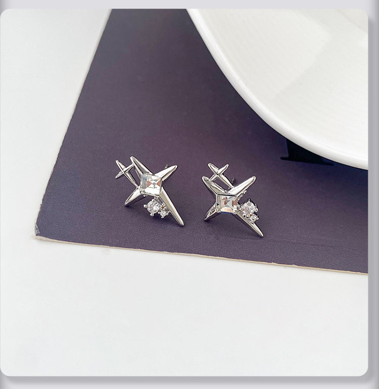 Y2K Cross Star Earrings