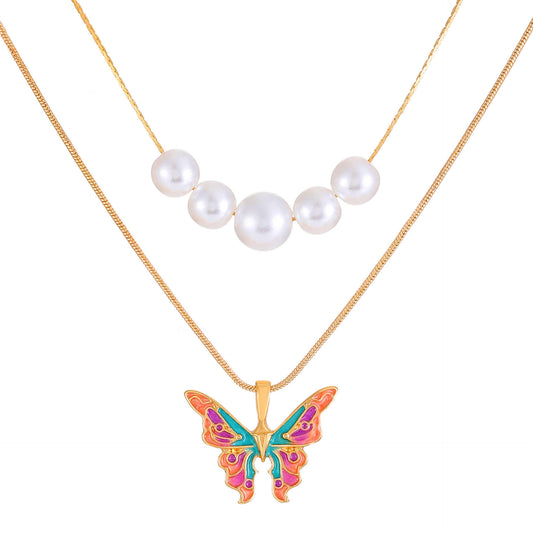 Barbie Princess Butterfly Necklace