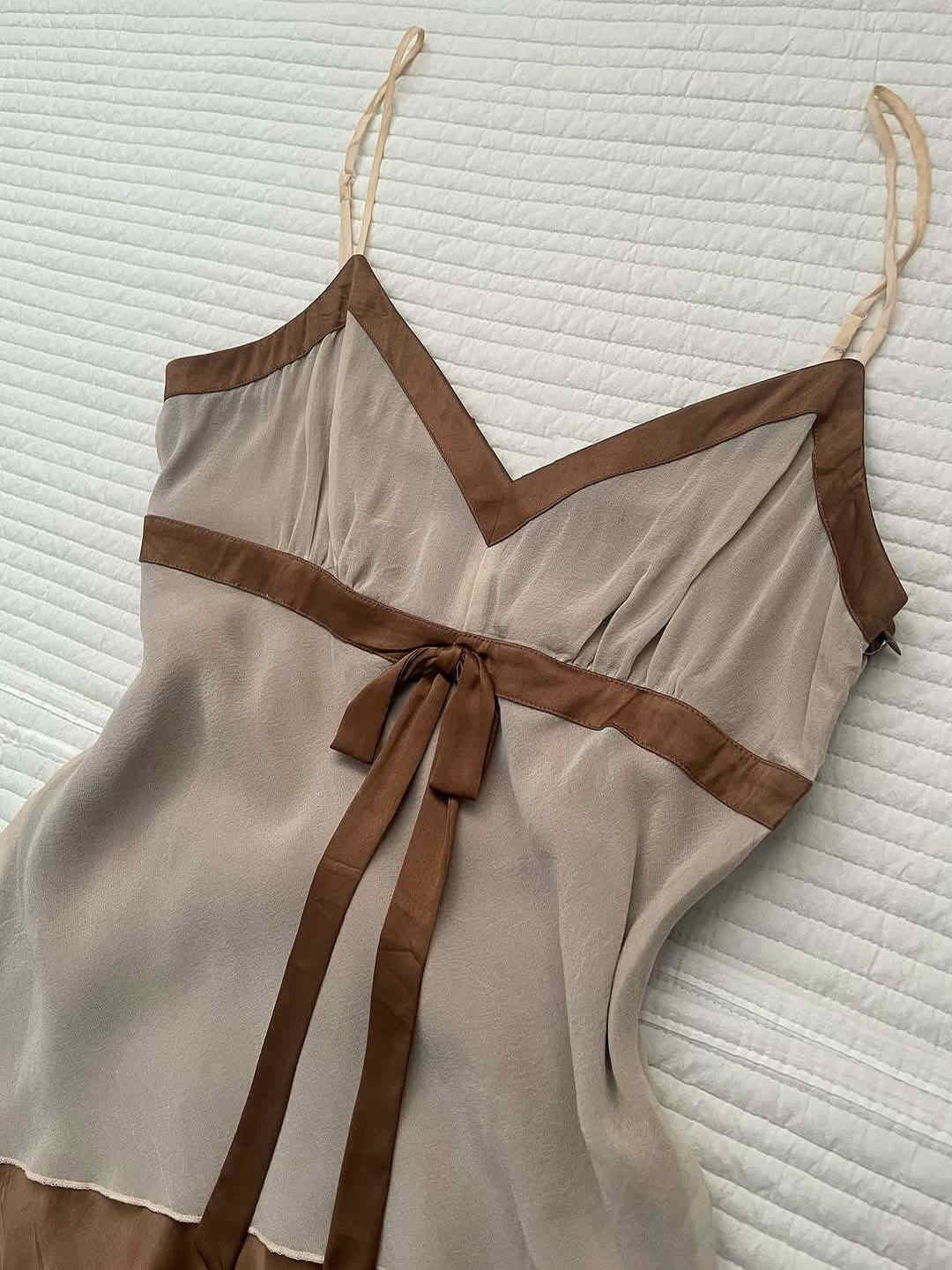 Retro Fake Two-piece Tank Top