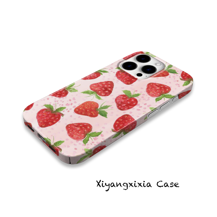 strawberry kawaii iPhone case