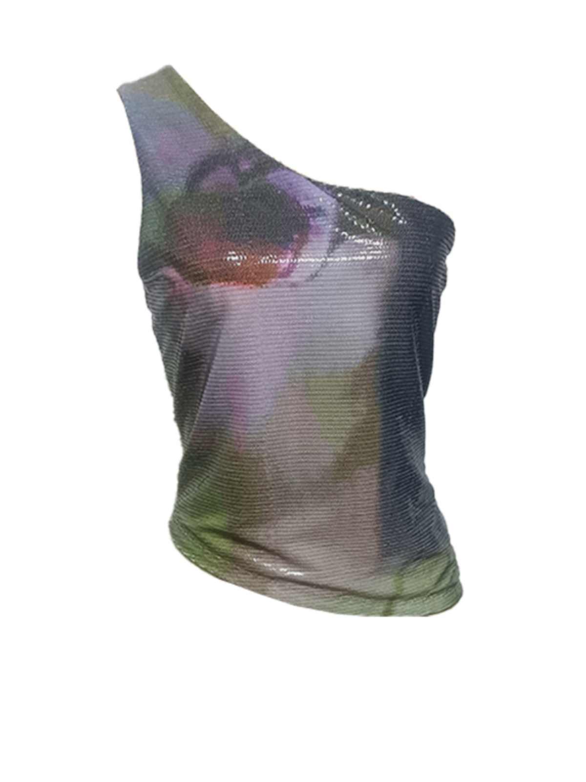 Y2K Sequin Print Camisole