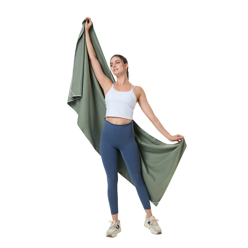 Outdoor magnetic beach bath towel