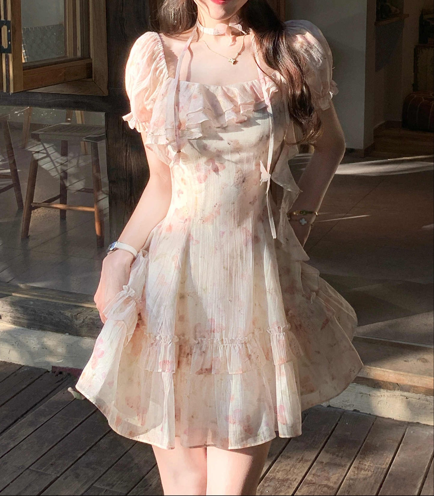 Fairy Butterfly Mini Dress