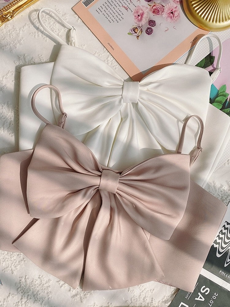 soft girl coquette bow shirt