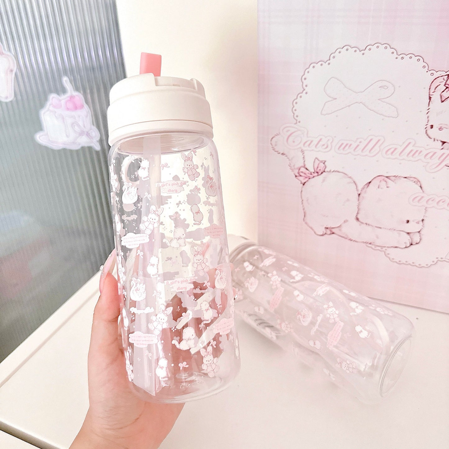 cute kawaii water bottle