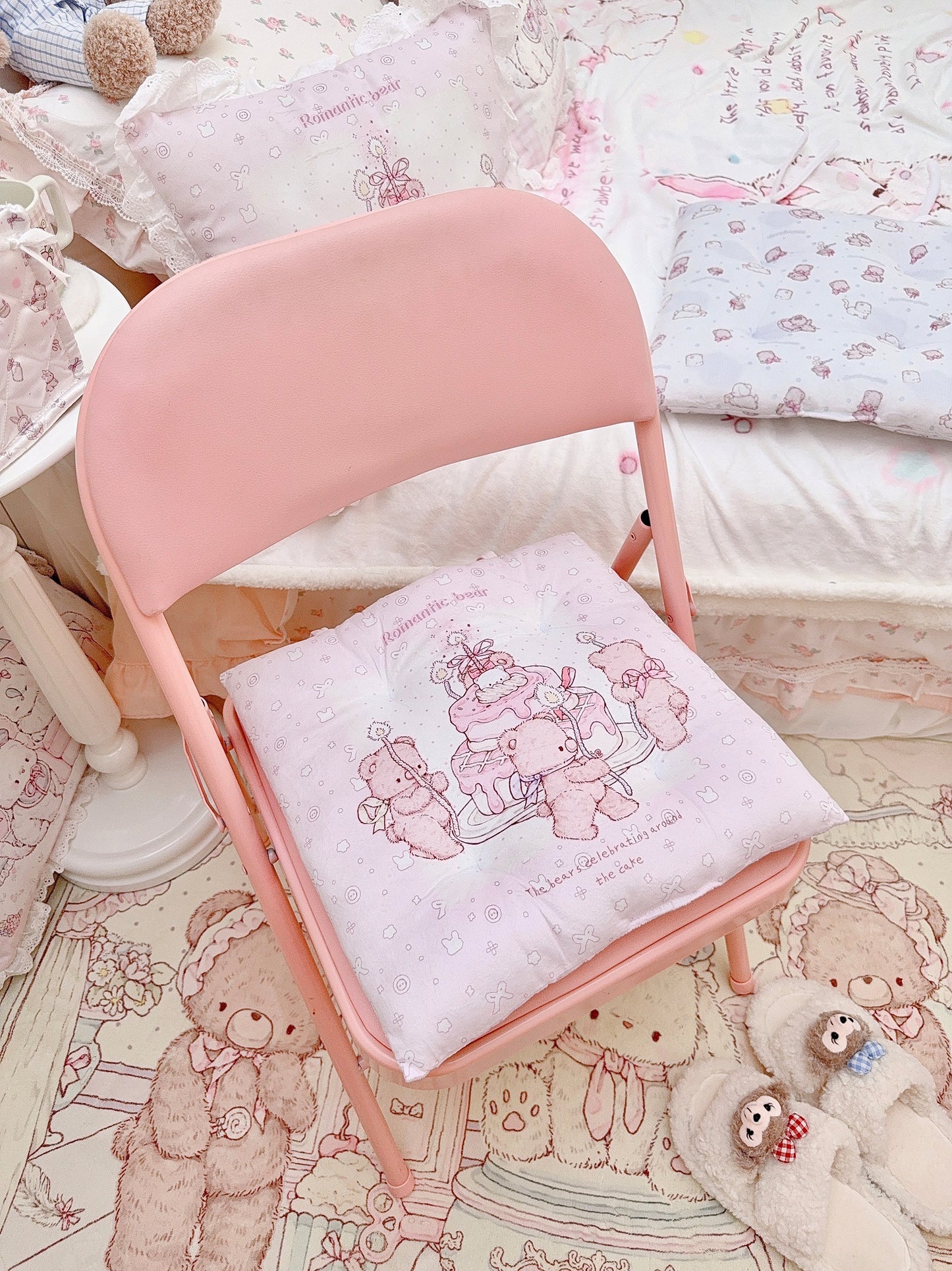 kawaii plush cushion