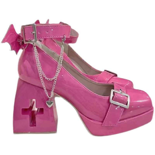 Punk Doomsday Sweetheart High Heels