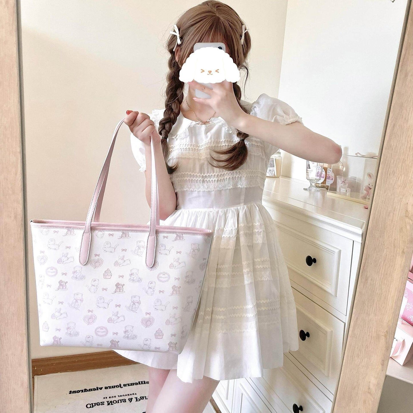 kawaii cats handbag
