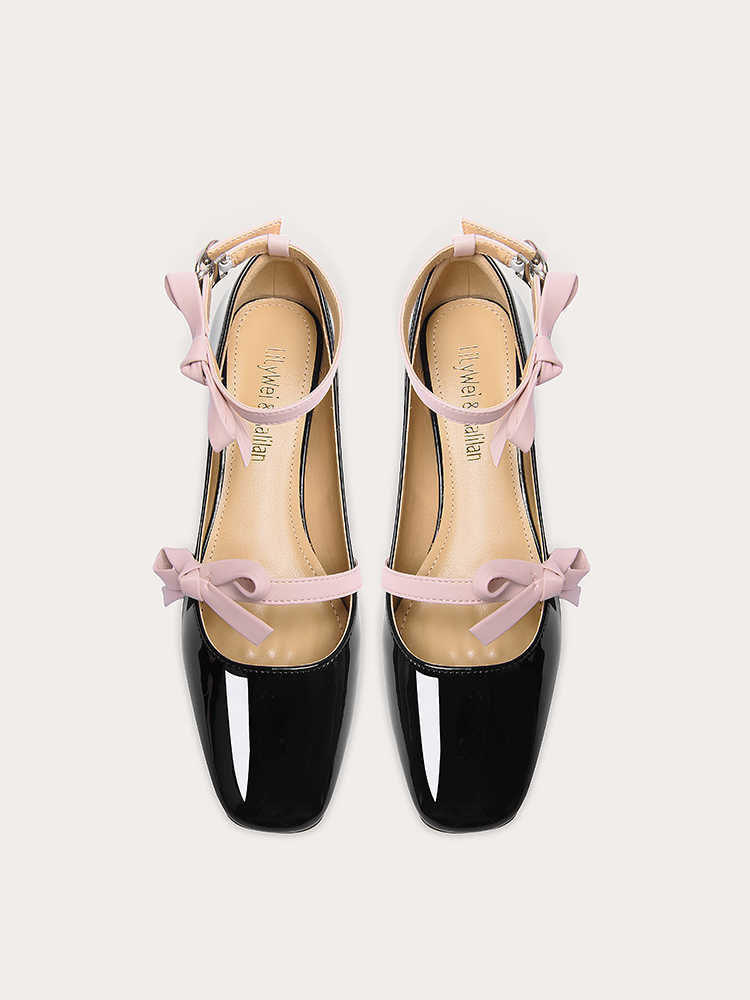 Dark Coquette Preppy Style Mary Jane Shoes