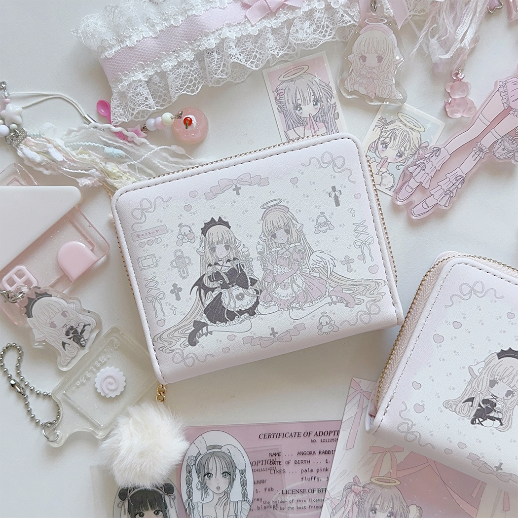 angel's heart kawaii purse