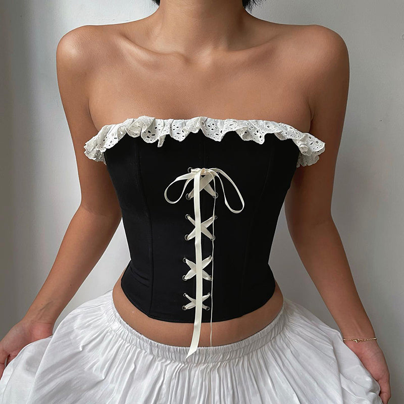 Dark Coquette Corset Top