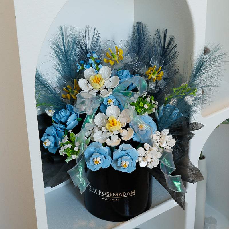 Rose Building Blocks Simulation Bouquet