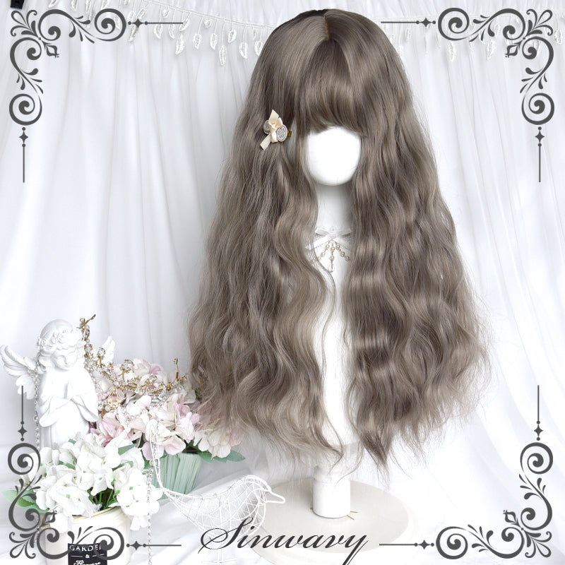 Aoki Gray Lolita Curly Wig