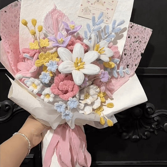 handmade Twisting stick flowers creative bouquet