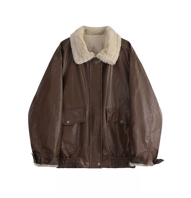 Bikecore Brown Leather Jacket