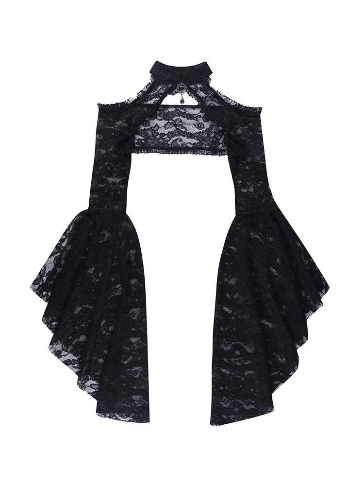 Gothic Lace Waistcoat Sleeves
