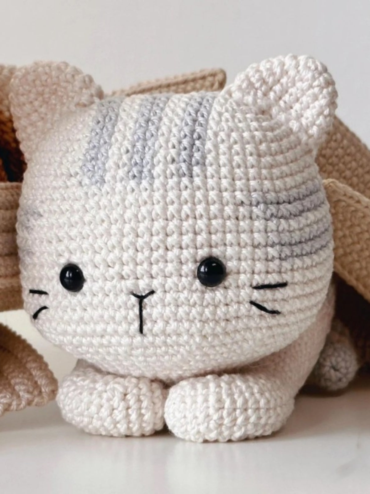 DIY wool kittens materials bag