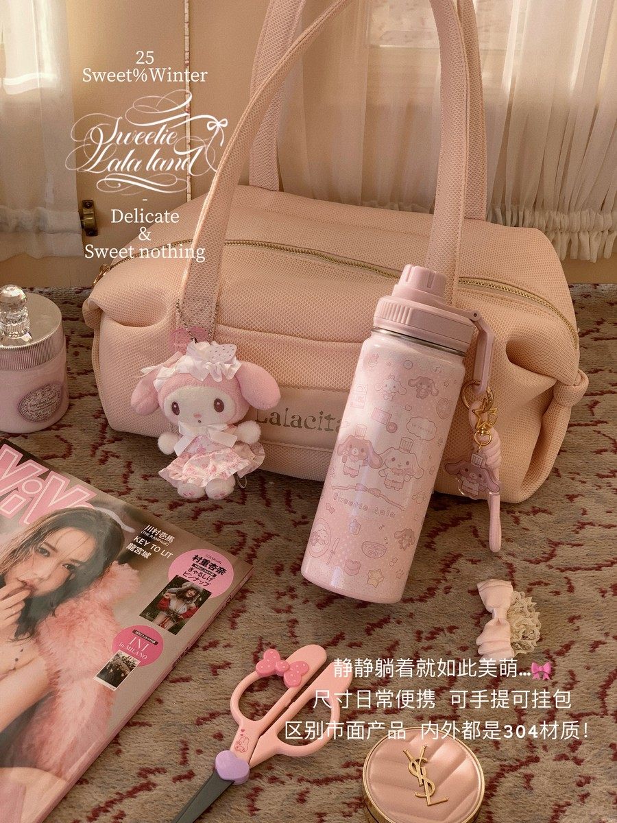 rabbit cute kawaii water bottle