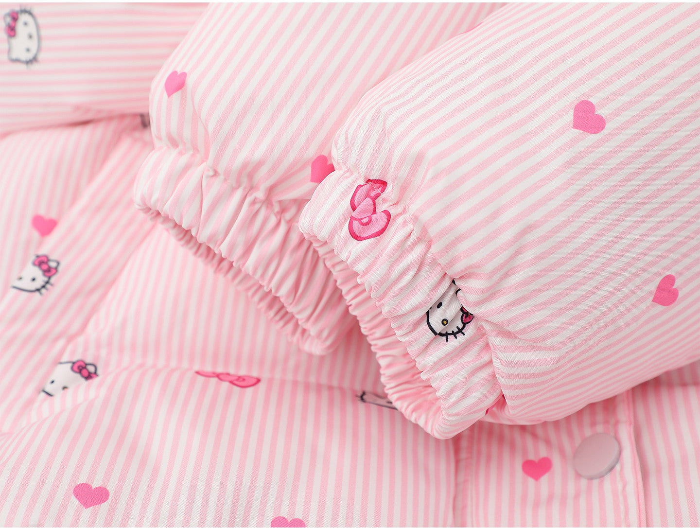 pink kitty kawaii winter coat