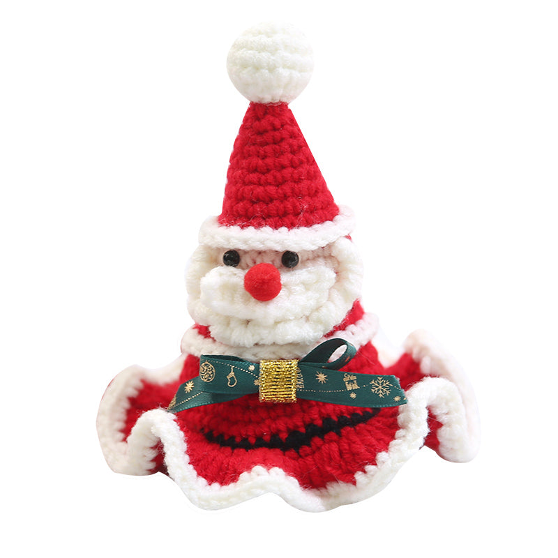 Christmas knitted Santa pets hats