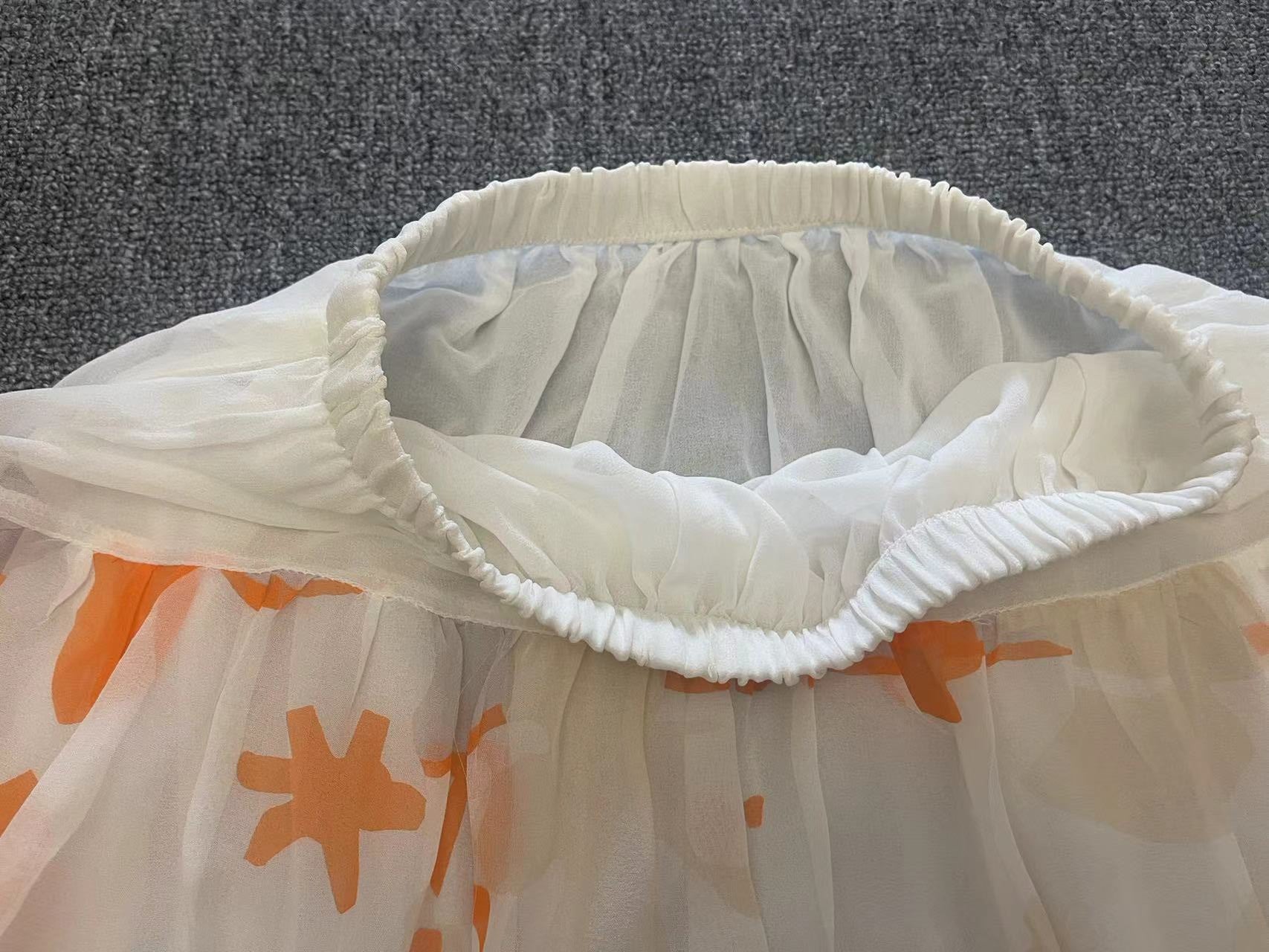 Silk Double Layer Skirt