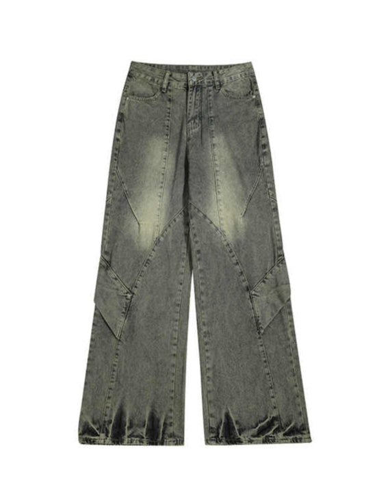 Grunge Distressed Street Retro Baggy Jeans