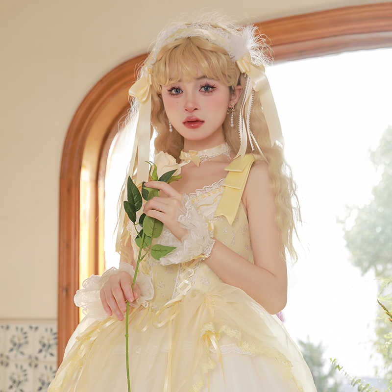 Silk Satin Ballet Lace Mesh Lolita Dress