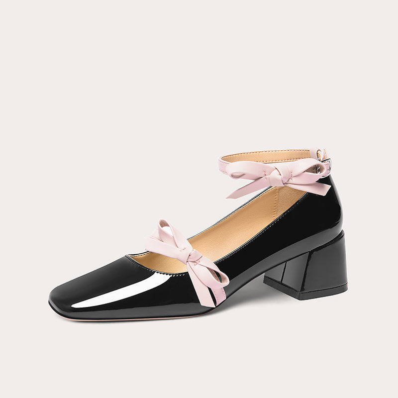 Dark Coquette Preppy Style Mary Jane Shoes