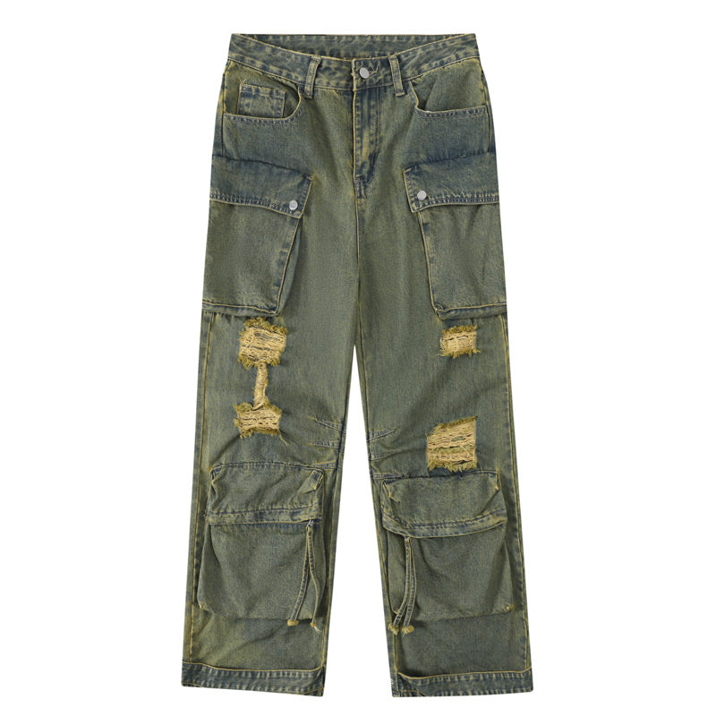 Retro Street Cargo Jeans