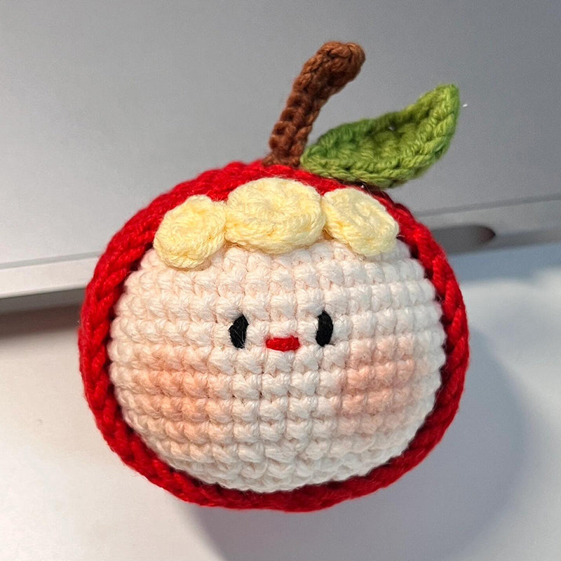 Christmas hand-knitted diy cute keychain