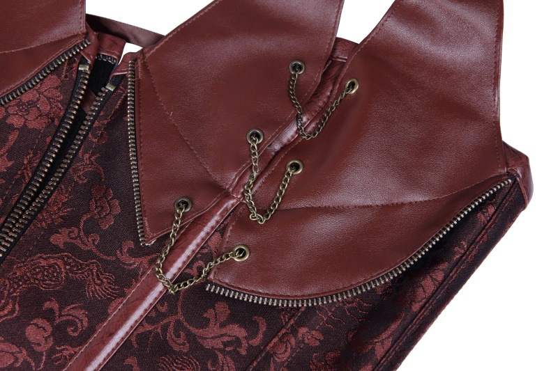 Court Punk Leather Corset