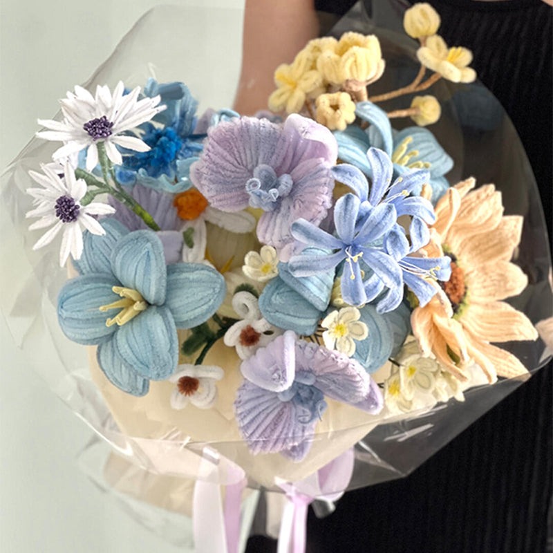 diy twist stick bouquet
