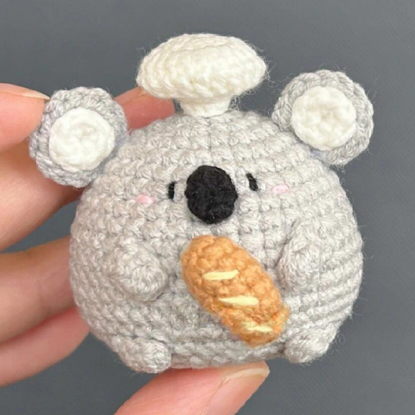 DIY cute mini wool hellokitty pendant