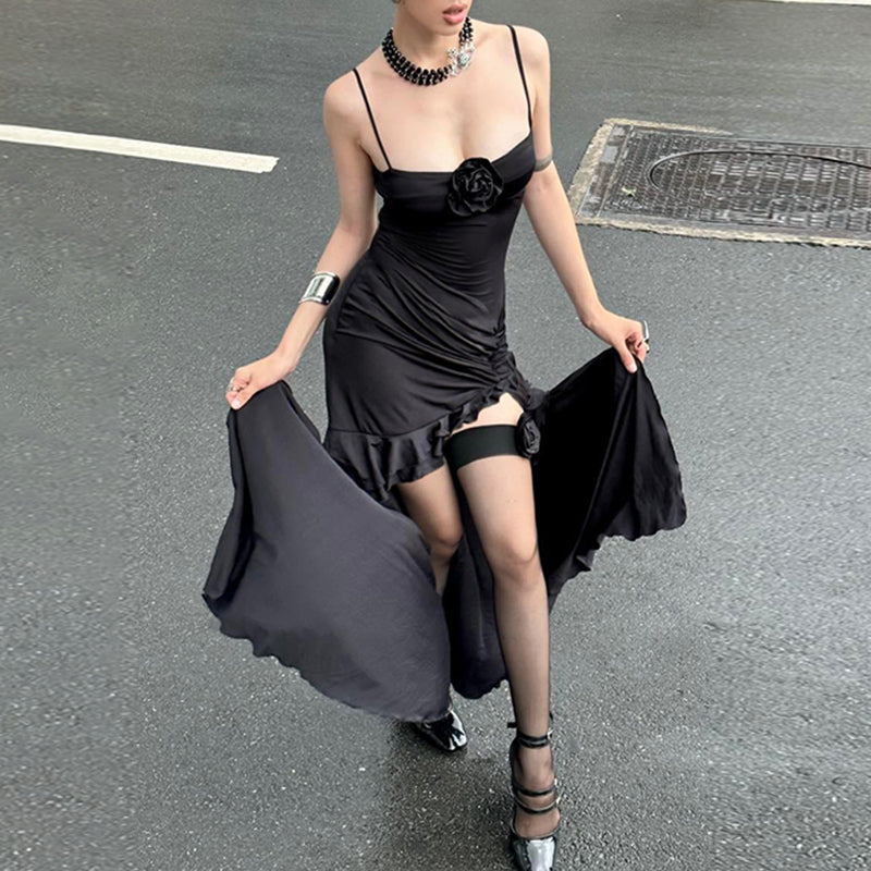 dark coquette dress to impress