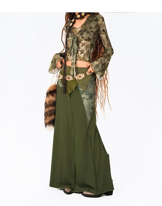 Fairy Grunge Half-length Irregular Skirt