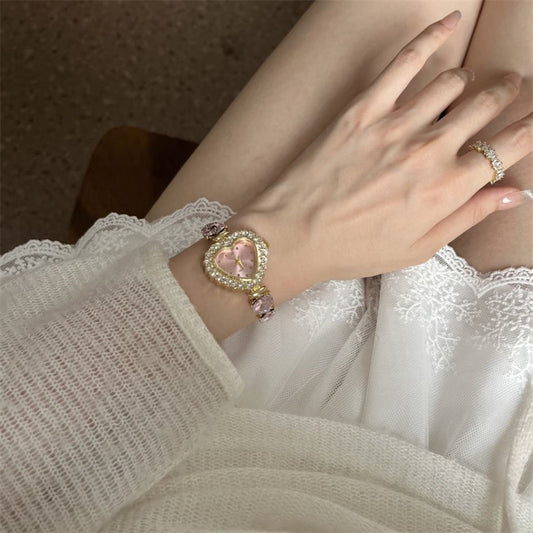 niche pink quartz Watch